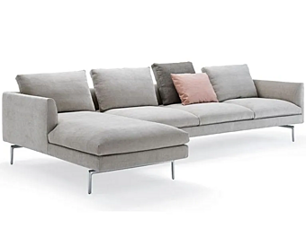 Sectional sofa with removable cover Flamingo ZANOTTA