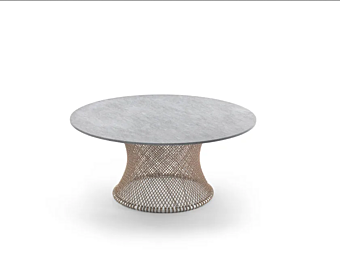 Round Garden Table in Stainless Steel and PVC FLEXFORM Oasis 02C7L1, 02C7L2, 02C7L3 Round Garden Table in Stainless Steel and PVC FLEXFORM Oasis 02C7L1, 02C7L2, 02C7L3 factory FLEXFORM from Italy