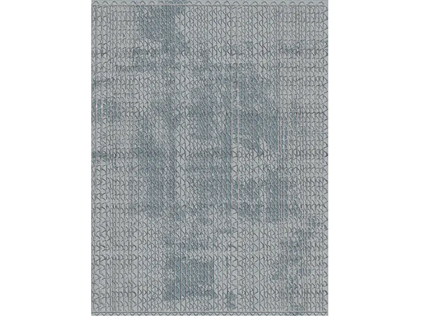 Rectangular rug in New Zealand wool and Tencel triple waves GHIDINI1961 factory GHIDINI1961 from Italy. Foto №1