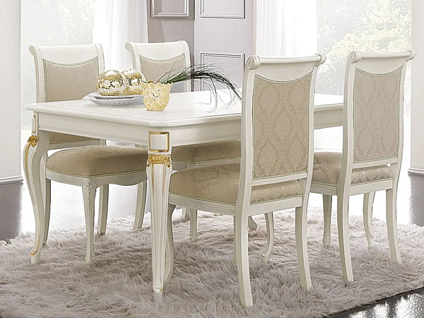 Extending Rectangular Wooden Dining Table CASA +39 Diamante 2613 factory CASA +39 from Italy. Foto №1