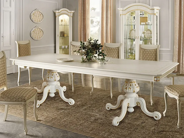 Rectangular wooden dining table CASA +39 DIAMANTE 2620, 2621 factory CASA +39 from Italy. Foto №2