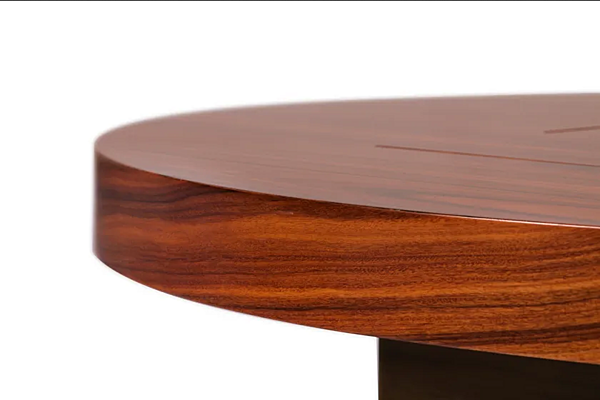 Round wooden coffee table Lallan II BRABBU factory BRABBU from Italy. Foto №4