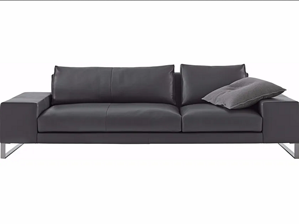 Three-seater leather sofa LIGNE ROSET Exclusif 2 factory LIGNE ROSET from Italy. Foto №2