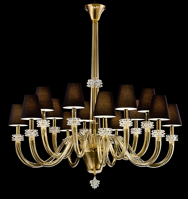 Chandelier Barovier&Toso Amsterdam 5562/18 factory Barovier&Toso from Italy. Foto №2