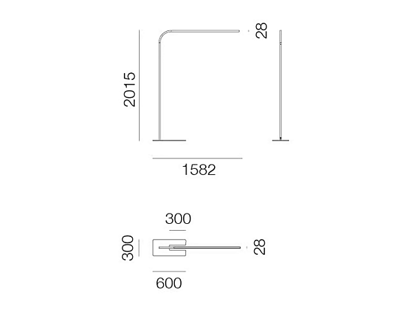 LED Floor Lamp Turn Around Artemide factory Artemide from Italy. Foto №6