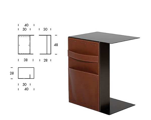 Coffee table TONIN CASA OPUS 6304 factory TONIN CASA from Italy. Foto №3