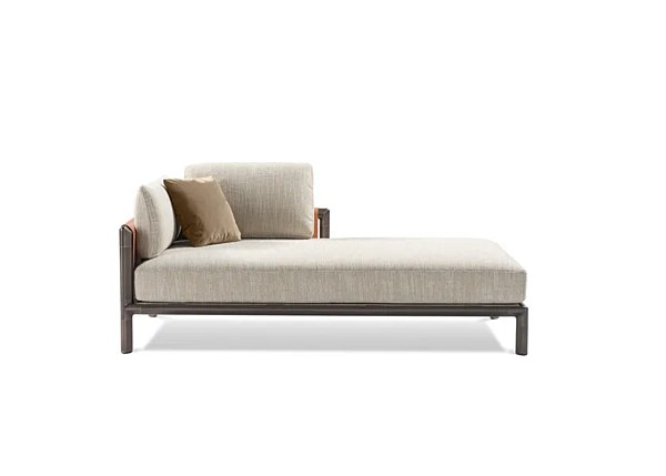 Fabric day bed frame with upholstered back GHIDINI1961 factory GHIDINI1961 from Italy. Foto №6