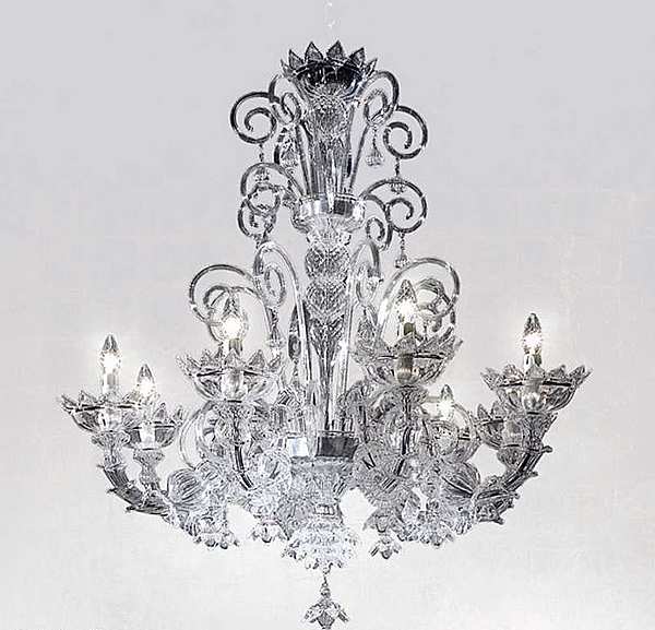 Chandelier GIORGIO COLLECTION Art & Accessories 854/08 factory GIORGIO COLLECTION from Italy. Foto №1