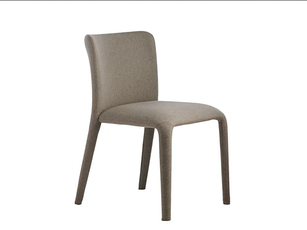 Upholstered fabric chair Lars 902 Potocco 902 factory POTOCCO from Italy. Foto №1