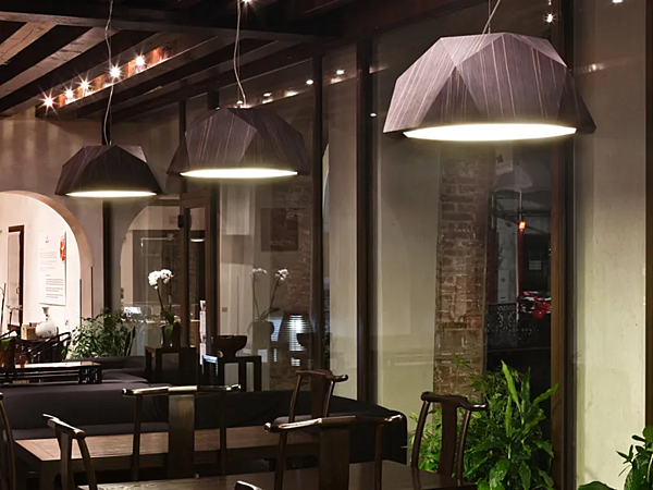 Aluminium pendant lamp Fabbian Crio factory Fabbian from Italy. Foto №33