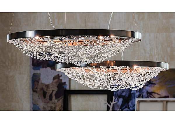 Chandelier CATTELAN ITALIA Oriano Favaretto CRISTAL factory CATTELAN ITALIA from Italy. Foto №5