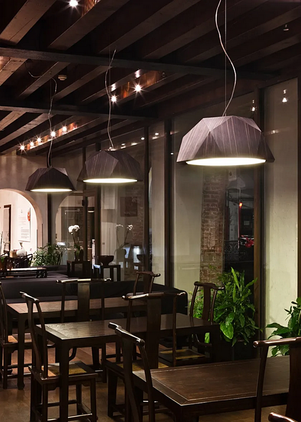 Aluminium pendant lamp Fabbian Crio factory Fabbian from Italy. Foto №18