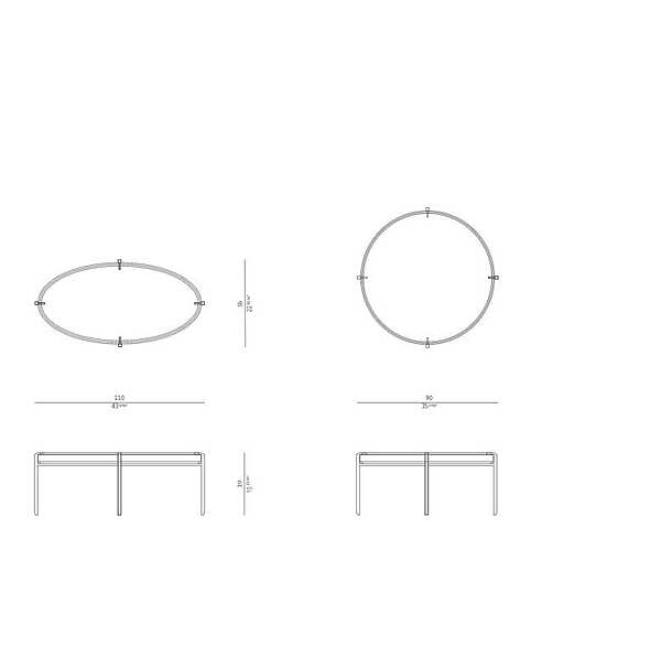 Coffee table ROSSATO RHC-10 factory ROSSATO from Italy. Foto №4