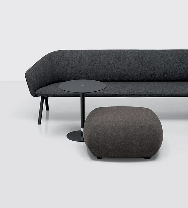 Modular Fabric Sofa with Upholstered Back Kristalia Tuile System factory Kristalia from Italy. Foto №3