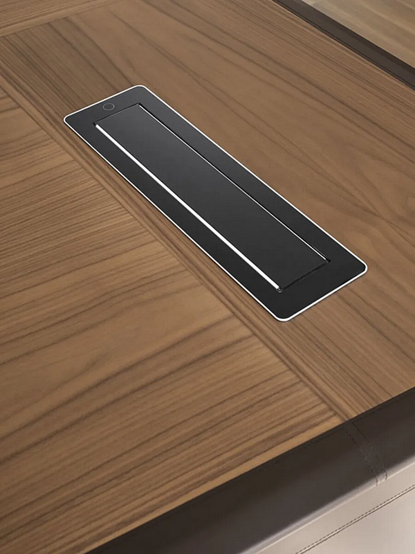 Wooden executive desk with drawers I 4 Mariani Noah factory i 4 Mariani from Italy. Foto №7