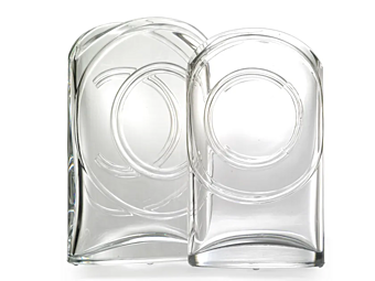 Crystal vase AC459 AC460 by CPRN HOMOOD AC459, AC460