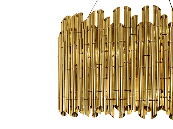 Brass Pendant Lamp Saki BRABBU factory BRABBU from Italy. Foto №4