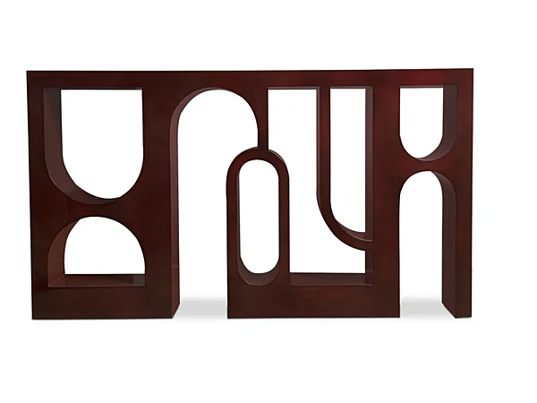 Rectangular wooden console table BRABBU Colosseum factory BRABBU from Italy. Foto №1