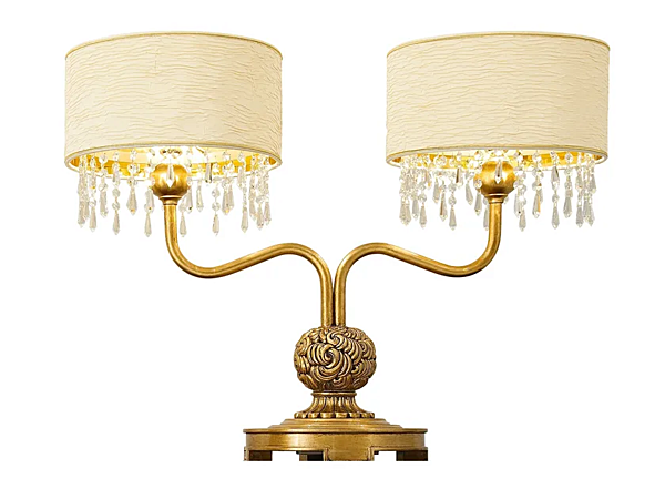 Table lamp in glass and metal A.R. Arredamenti Grand Royal L.94 + P.32 factory A.R.ARREDAMENTI SRL from Italy. Foto №1