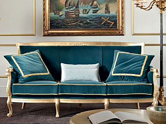 3-seater fabric sofa Modenese Luxury Interiors collection 13425 3-seater fabric sofa Modenese Luxury Interiors collection 13425 factory MODENESE GASTONE from Italy