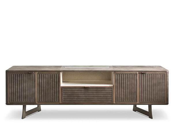 Leather Sideboard with Doors i 4 Mariani Moore factory i 4 Mariani from Italy. Foto №2