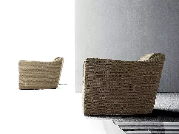 Upholstered armchair with armrests ERBA ITALIA Profile factory ERBA ITALIA from Italy. Foto №13