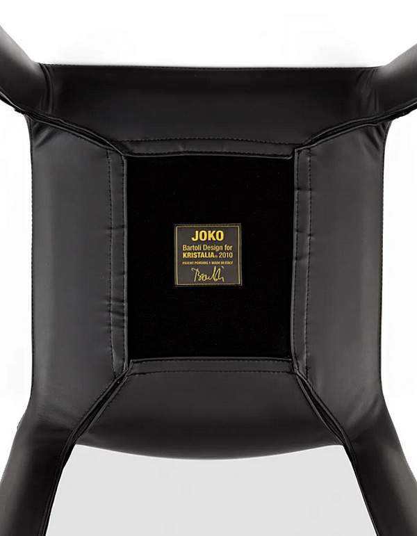 High upholstered stool with back Kristalia Joko factory Kristalia from Italy. Foto №5