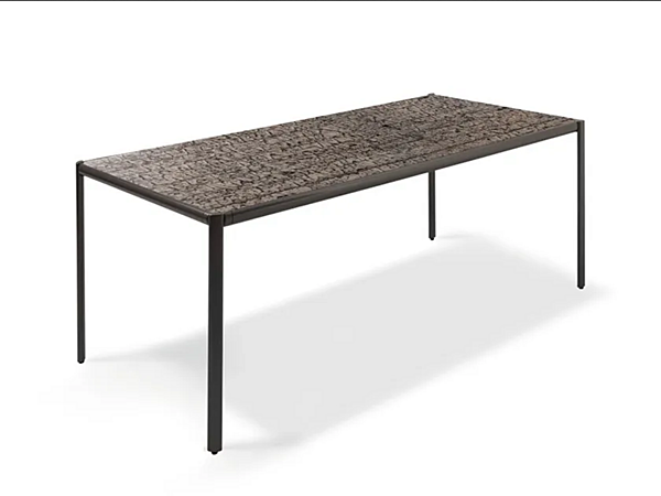 Rectangular dining table in wood GIORGETTI Aldia factory GIORGETTI from Italy. Foto №2