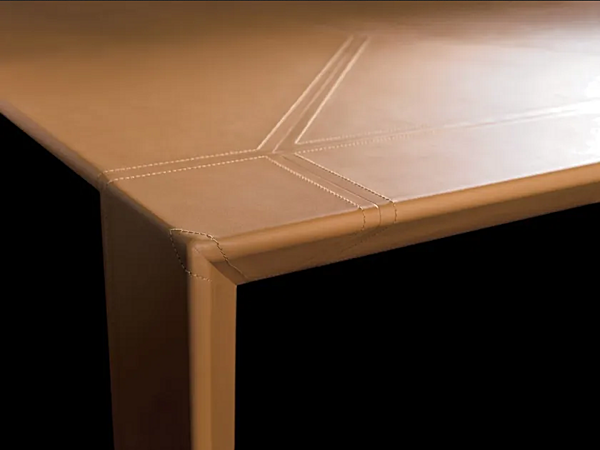 L Shaped Leather Executive Desk Meteora I 4 Mariani factory i 4 Mariani from Italy. Foto №4
