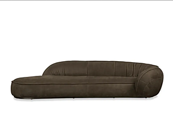 Sofa with upholstered back BAXTER Leon factory BAXTER from Italy