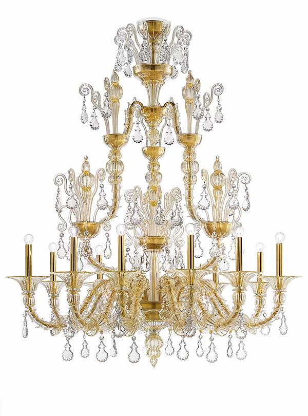Chandelier Barovier &Toso 5350/18 factory Barovier&Toso from Italy. Foto №1
