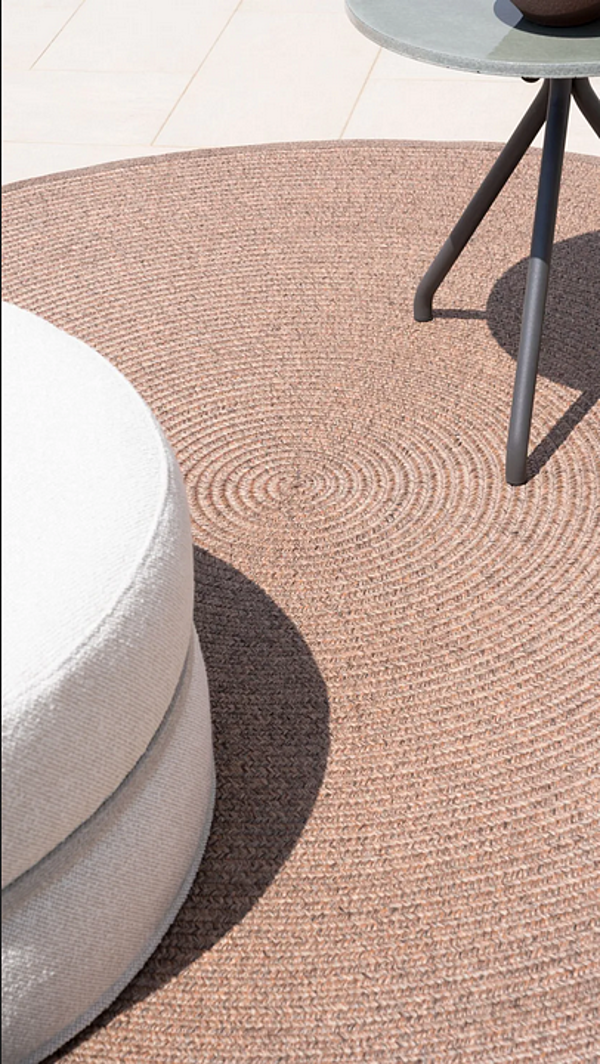 Round outdoor rug fabric Michelangelo Atmosphera TT.MC. factory ATMOSPHERA from Italy. Foto №8