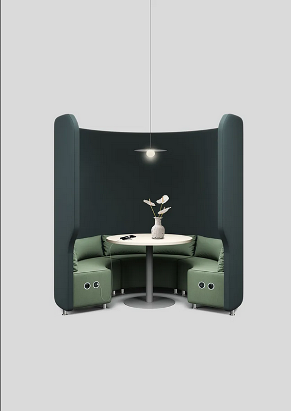 Acoustic Fabric Office Booth for Coffee Break Adrenalina Maji System factory ADRENALINA from Italy. Foto №3