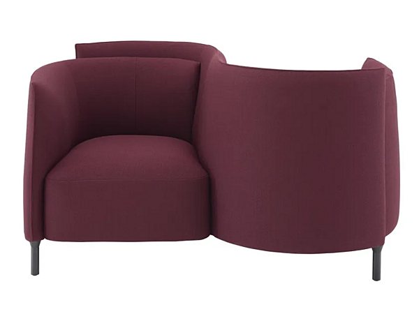 Fabric sofa with upholstered back LIGNE ROSET Vis a Vis Hemicycle 14200505 factory LIGNE ROSET from Italy. Foto №1