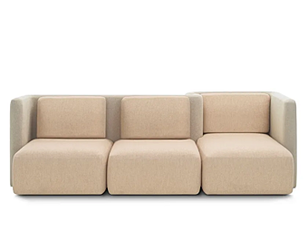 Modular fabric sofa with soft back Saba Gala