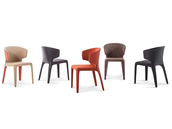 Upholstered chair with soft back CASSINA Hola 369 factory CASSINA from Italy. Foto №1