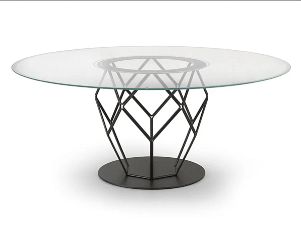 Round crystal table ESA i 4 Mariani factory i 4 Mariani from Italy. Foto №2