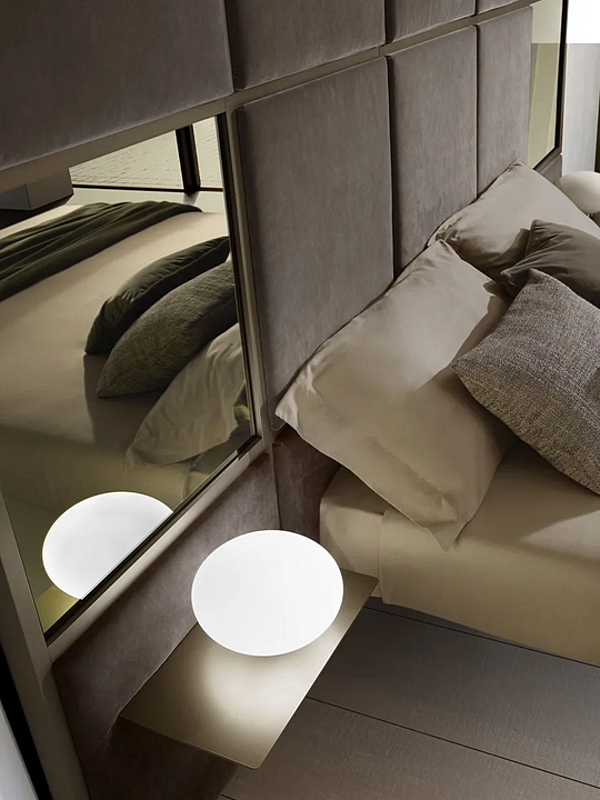 Upholstered wall panel system in Scacco A3 fabric Duomo Design factory Duomo Design from Italy. Foto №7