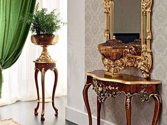 Wooden pedestal 13626 Modenese Luxury Interiors factory MODENESE GASTONE from Italy