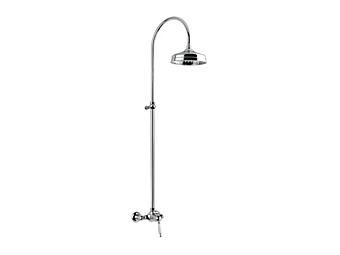 Wall Mounted Steel Shower Panel with Overhead Shower Gaia Mobili Canterbury Wall Mounted Steel Shower Panel with Overhead Shower Gaia Mobili Canterbury factory GAIA from Italy
