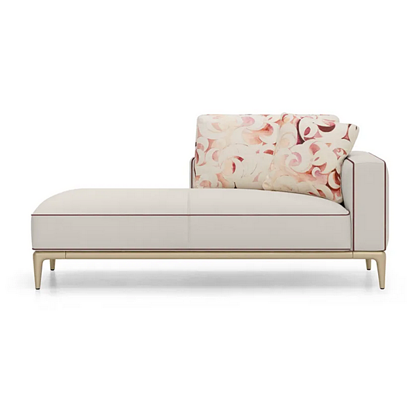 Upholstered Leather Day Bed Moon H FORMITALIA -Dormeuse-B factory FORMITALIA from Italy. Foto №8