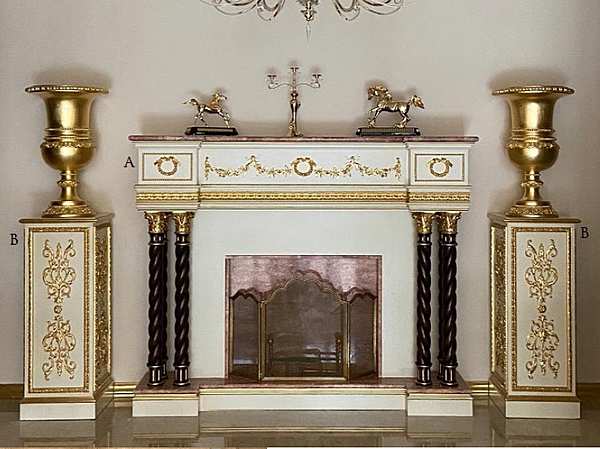 Fireplace Composition Modenese Gastone factory MODENESE GASTONE from Italy. Foto №1