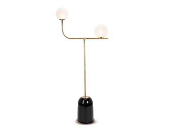 Floor lamp in metal with unique design MARIONI PINS 02982 factory MARIONI from Italy