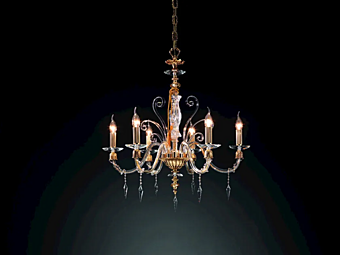 Chandelier with Swarovski crystals Euroluce Lampadari Midha L6 factory EUROLUCE LAMPADARi from Italy