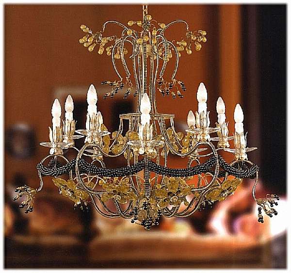 Chandelier MECHINI L285/10DC factory MECHINI from Italy. Foto №1