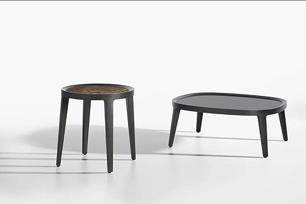 Rectangular low coffee table in ash wood Potocco Spring 841 TBQ 841/TBQ factory POTOCCO from Italy. Foto №2