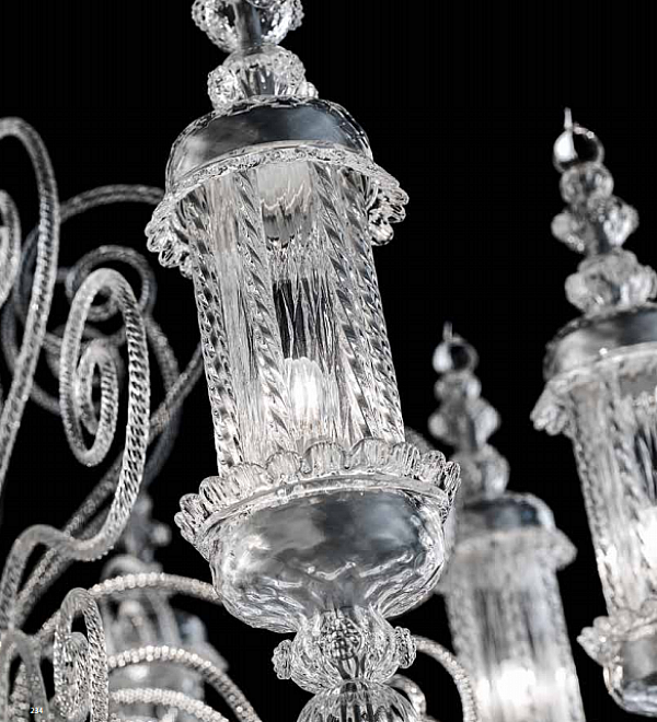 Chandelier SYLCOM 1798/8 factory SYLCOM from Italy. Foto №2