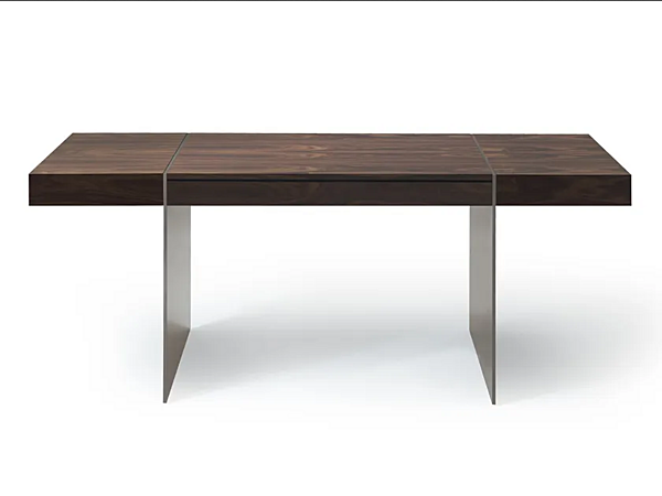 Rectangular wooden writing desk with drawers i 4 Mariani Milano factory i 4 Mariani from Italy. Foto №1