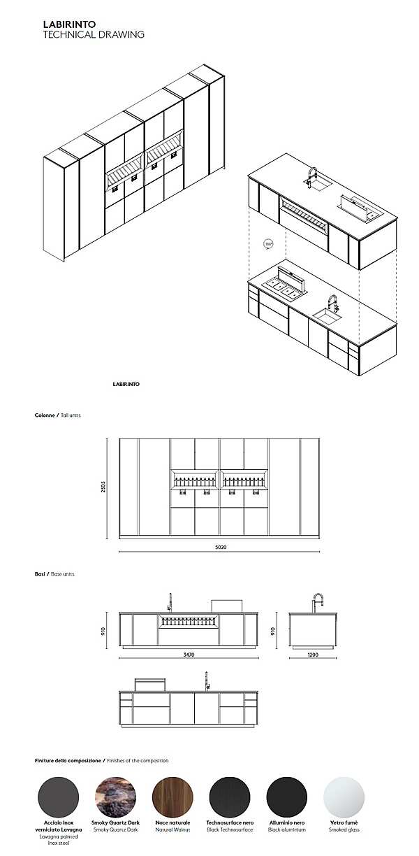 Kitchen Scic LABIRINTO factory Scic from Italy. Foto №10