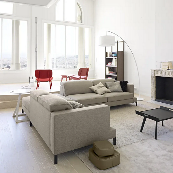 Metal Floor Lamp with Cotton Shade LIGNE ROSET Dimensions 10071750-10071751 factory LIGNE ROSET from Italy. Foto №4